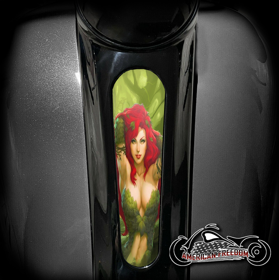 Harley 8 Inch Dash Insert - Poison Ivy